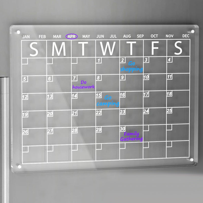 Magnetic Acrylic Calendar Board