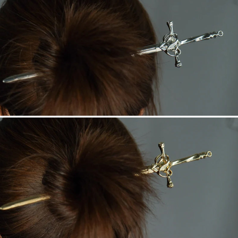 Sword Hair Pin Stick Hair Styling Accessory