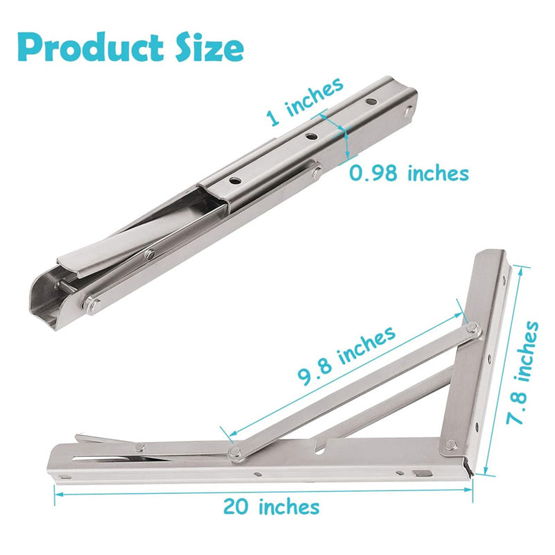 Foldable Triangular Partition Bracket