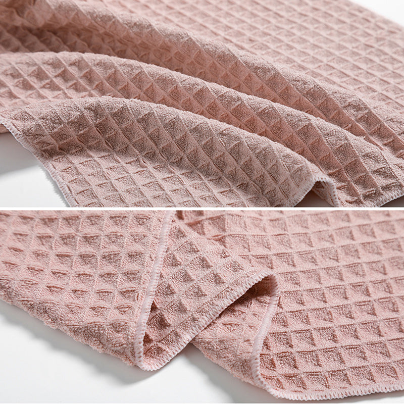 Super Absorbent Breathable Antibacterial Waffle Bath Towel