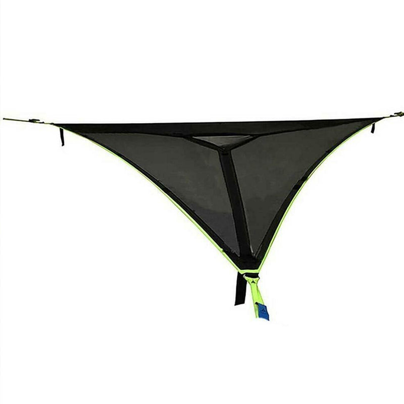 Portable 3 Point Multi-Person Triangle Hammock for Outdoor Camping, Backyard