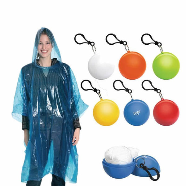 Disposable Emergency Raincoats with Portable Box