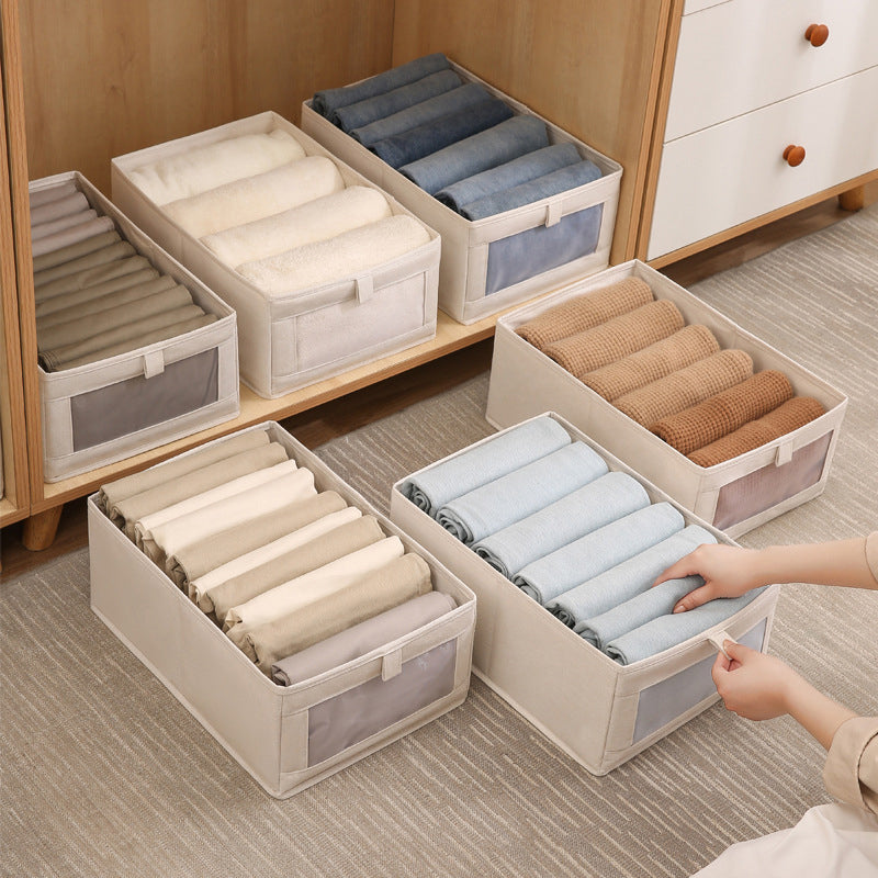 Visual Window Cotton and Linen Storage Box