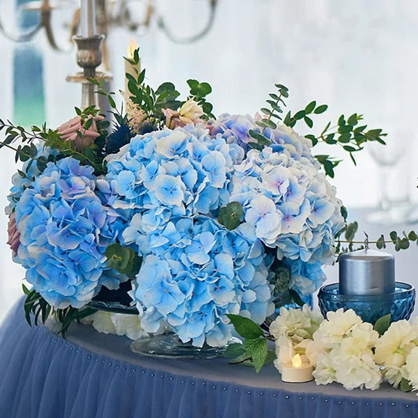 Artificial Hydrangea Blossoms for Outdoor Use