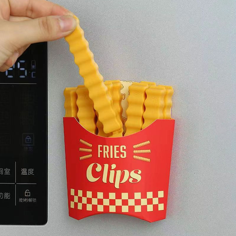 Funny Magnetic French Fries Food Clips