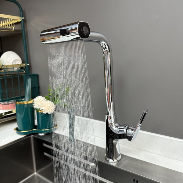 Multifunctional Rotatable Waterfall Kitchen Faucet