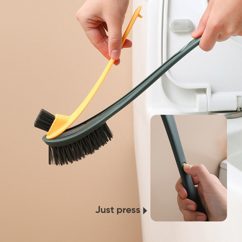 Double-sided Flocking Toilet Cleaning Brush