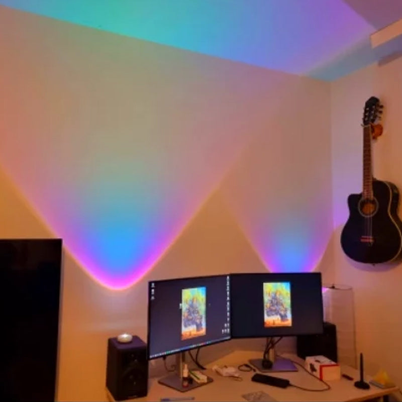 Sunset Projection Under Cabinet Light