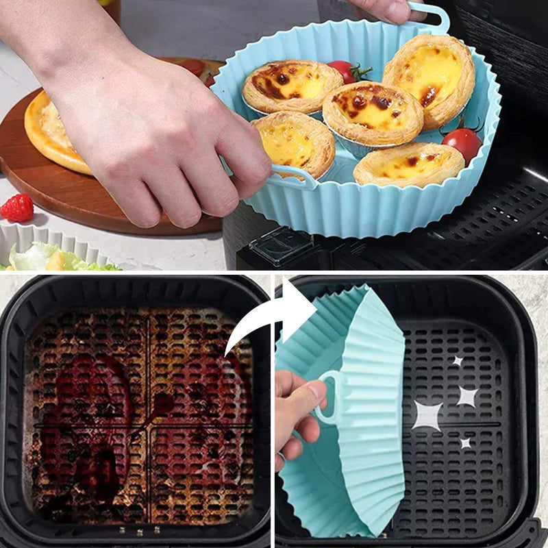 🎊Hot Sale-50% Off🎊Air Fryer Silicone Baking Tray