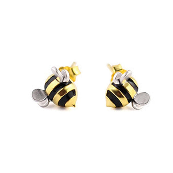 Honey Bee Stud Earrings