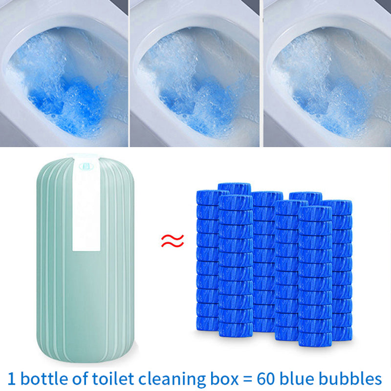 Blue Bubble Toilet Cleaning Box