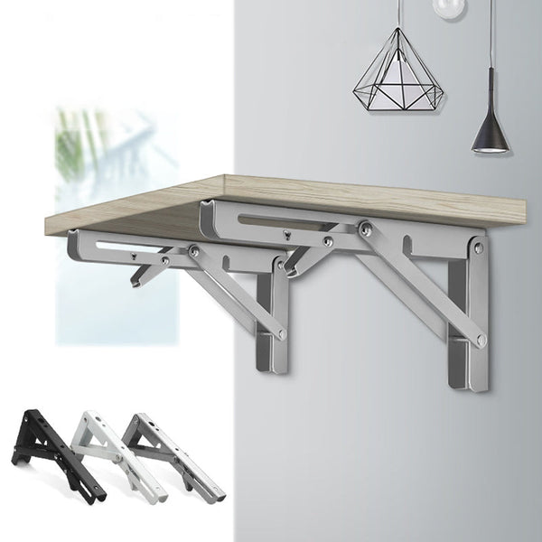 Foldable Triangular Partition Bracket