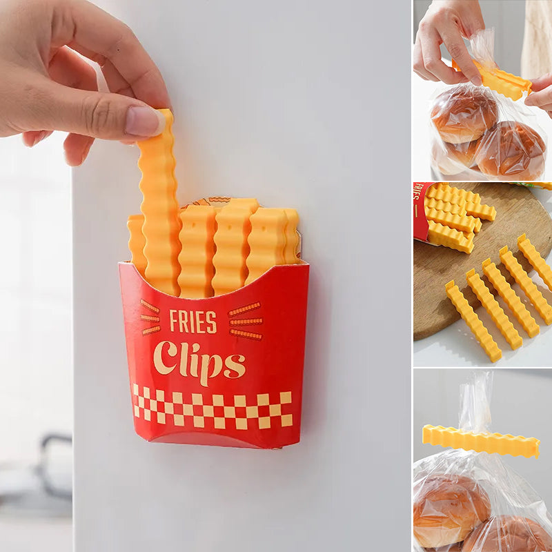 Funny Magnetic French Fries Food Clips