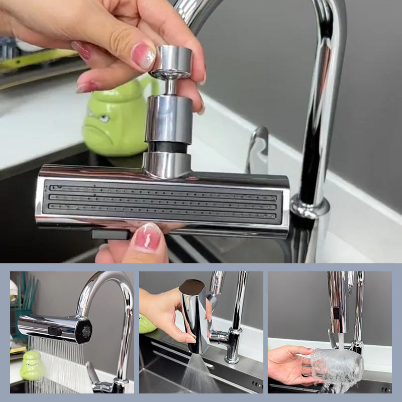 Multifunctional Rotatable Waterfall Kitchen Faucet