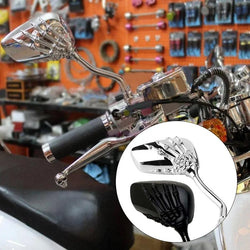 Skull Hand Rearview Side Mirror