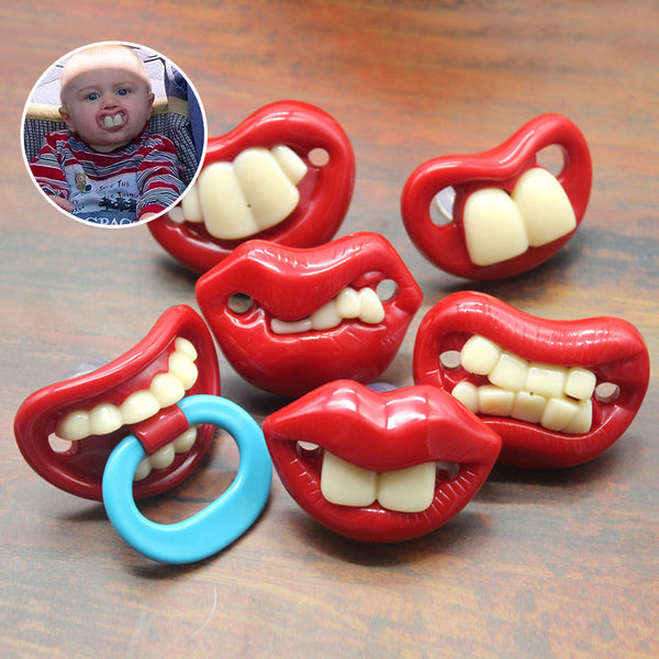 Funny Teeth Baby Pacifiers