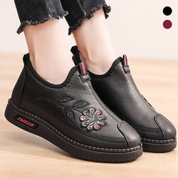 Mummy's Elderly Plush Soft Soled Thickened Warm Snow Boots