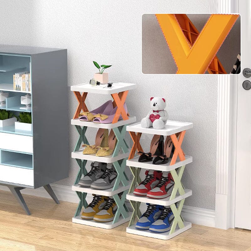 Foldable Multi-Layer Shoe Rack, Shoe Storage Shelf Organizer