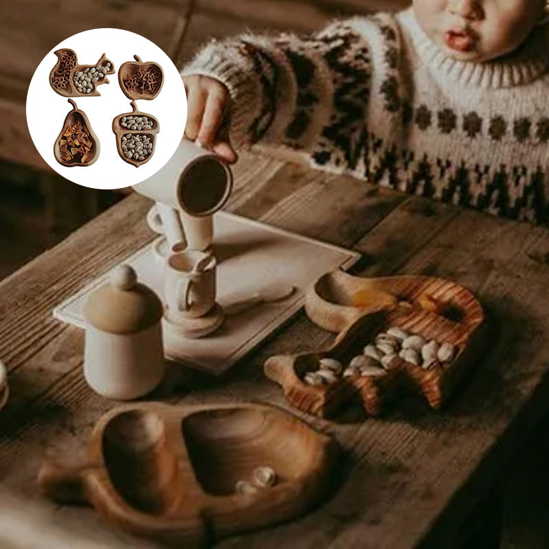 Wooden Animal Shaped Fruit Bowl