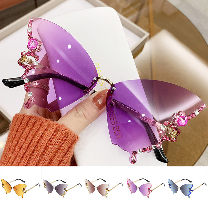 Diamond Butterfly Sunglasses