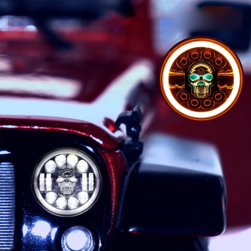 Skull LED Headlights