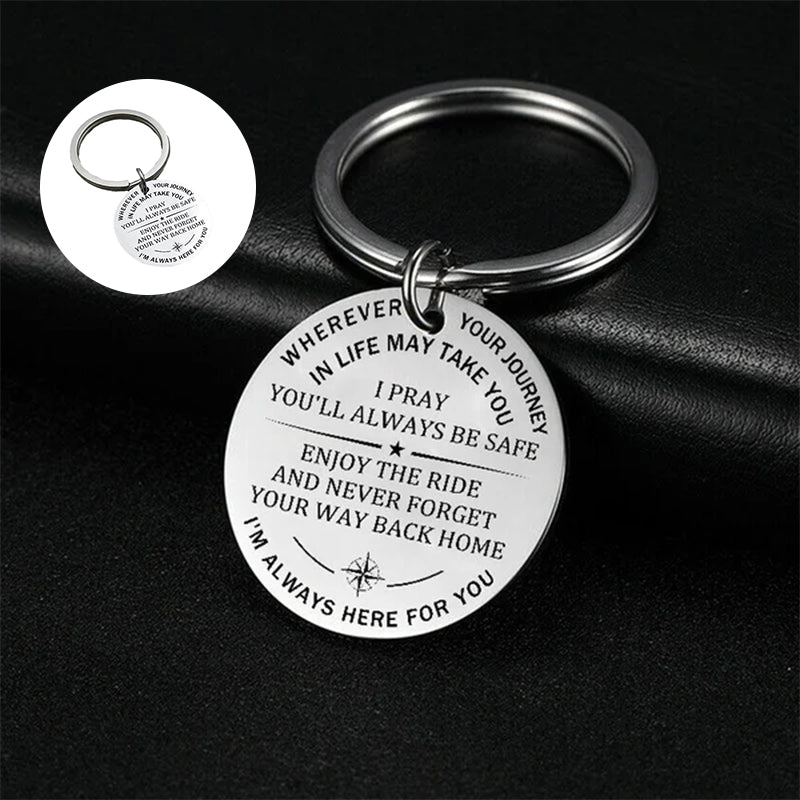 I Pray You'll Always Be Safe Keychain