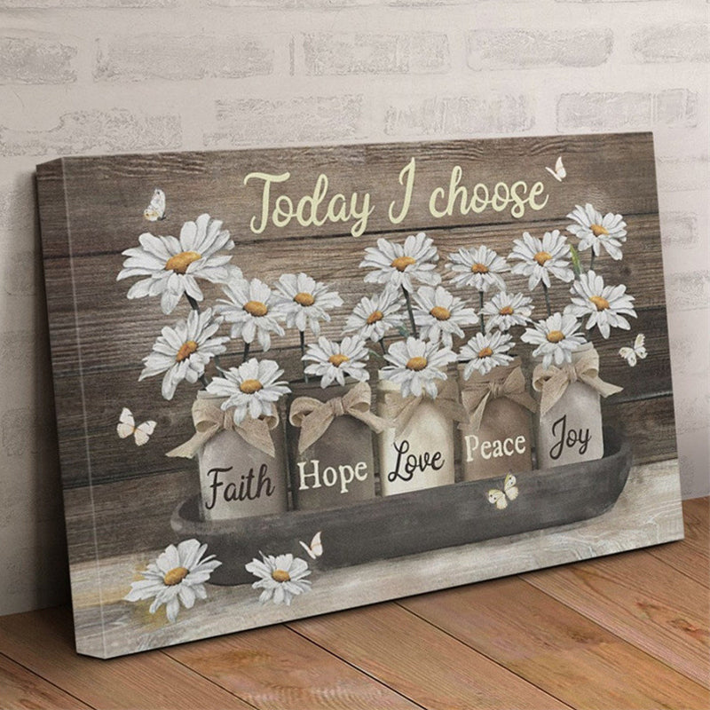 Floral Decorative Painting Core Canvas