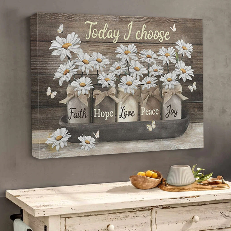 Floral Decorative Painting Core Canvas