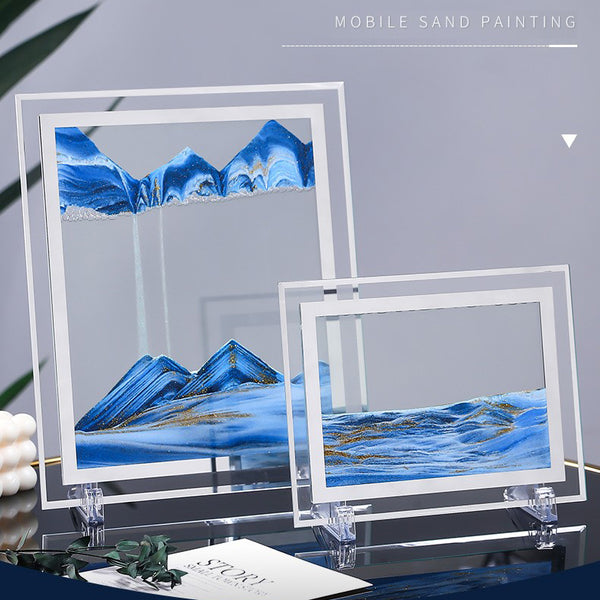 3D Moving Sand Art Picture with Stand