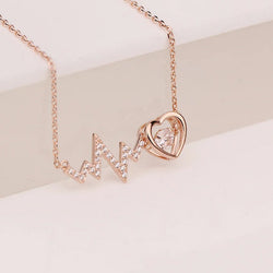 S925 Love Heart Beat Necklace