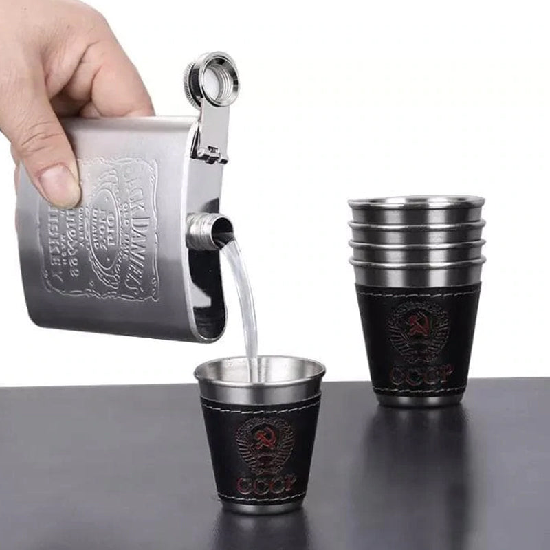 4 Packs Stackable Stainless Steel Cups Set