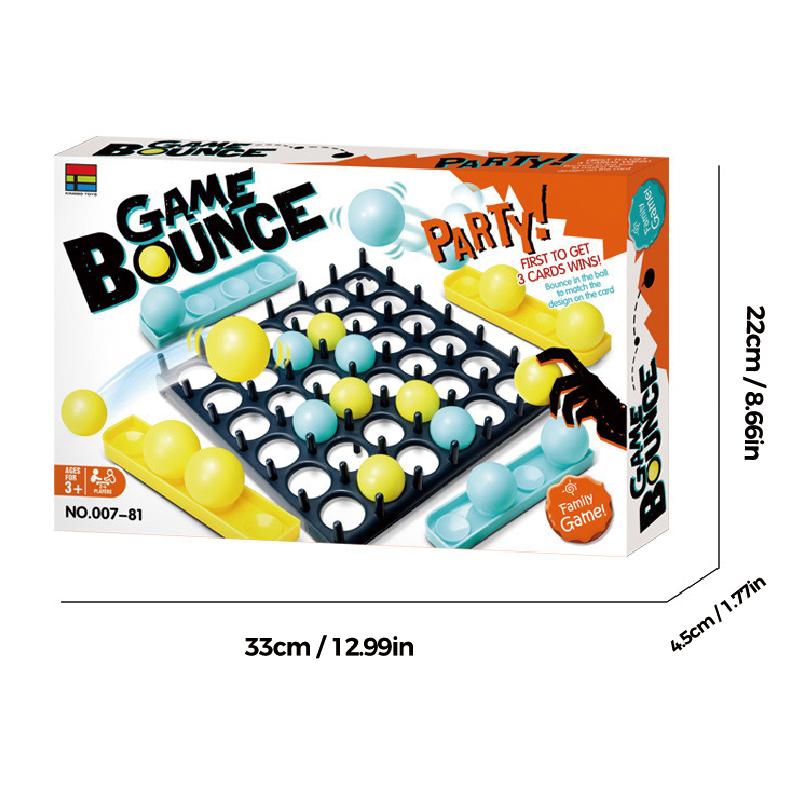 Bounce-Off Party Game - Funny Jumping Ball Tabletop Game