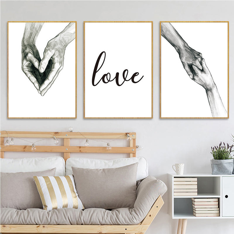 Wall Art Canvas Print Poster Drawing Decor