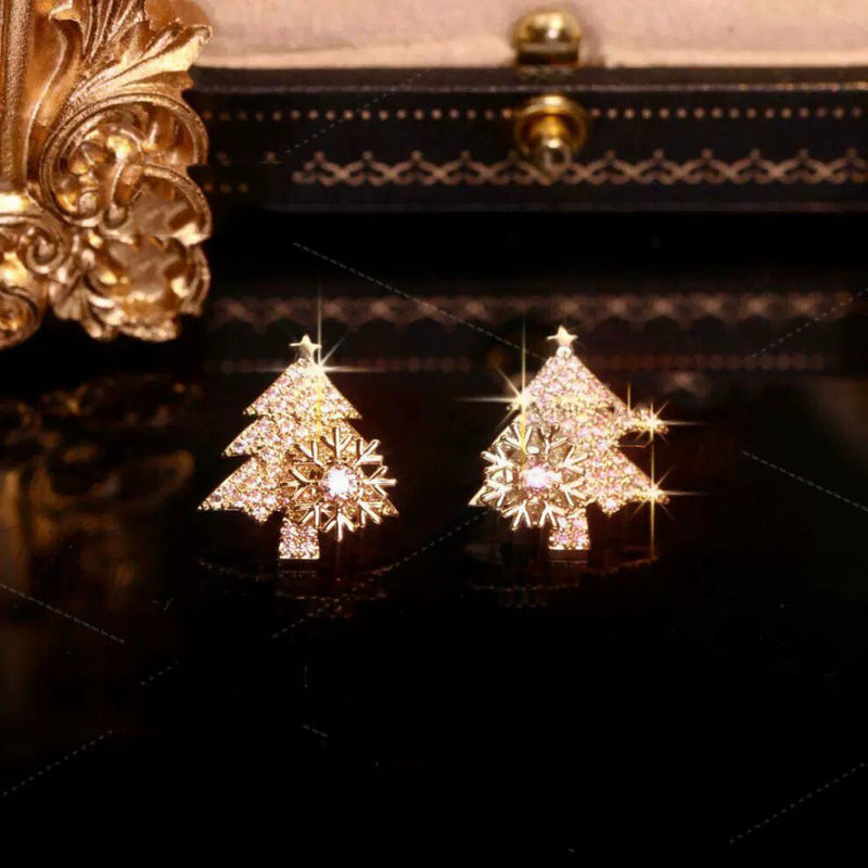 🎄Rotatable Christmas Tree Earrings