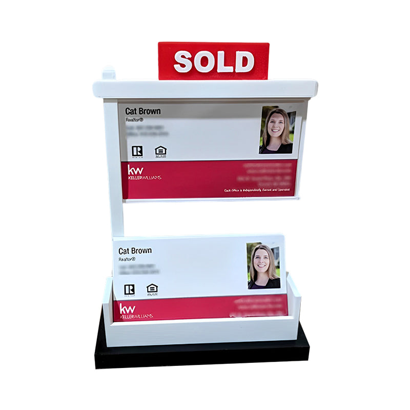 Real Estate Business Card Display