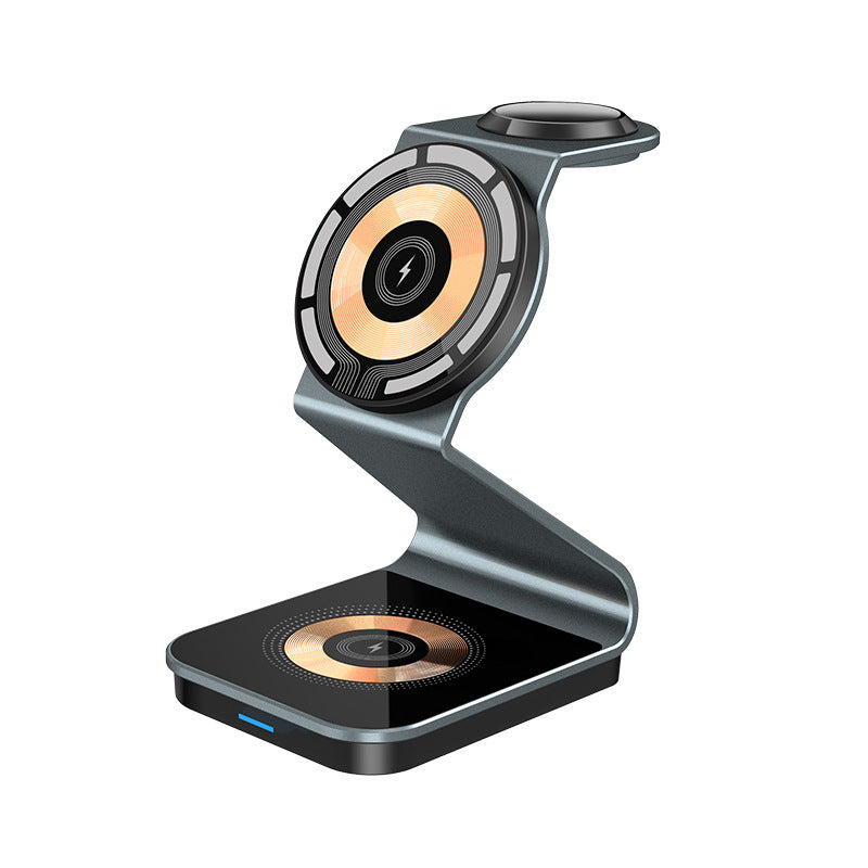 Magnetic Wireless Charger Trio Charging Dock