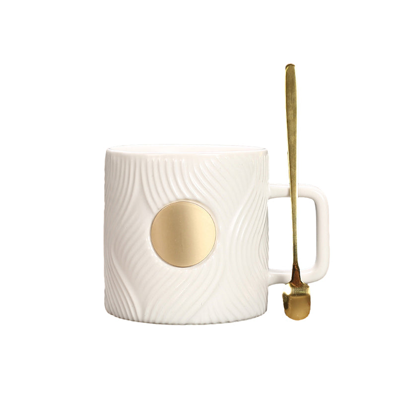 Corrugated Trendy Coffee Cup(with spoon)