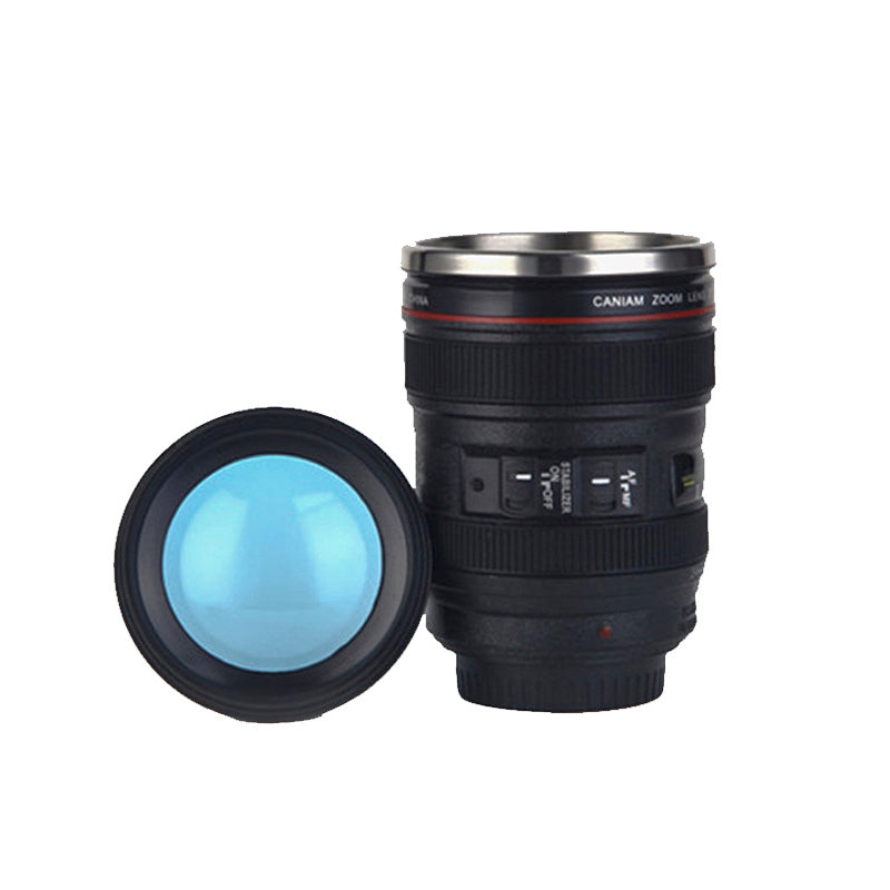 Camera Lens Inspired Insulated Mug Coffee Mug