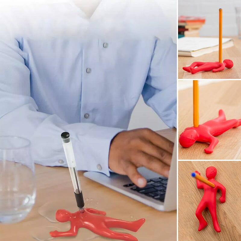 Dead Man Novelty Silicone Holder for Pens & Pencils