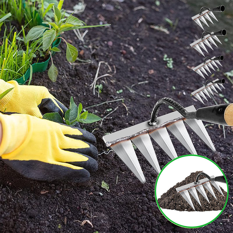 Multifunctional Horticultural Weeding-Hoe Rake