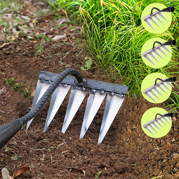 Multifunctional Horticultural Weeding-Hoe Rake