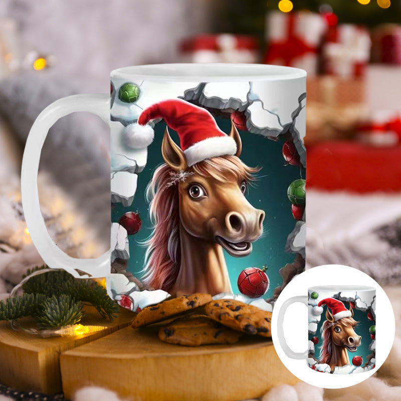 Christmas Animal Pattern Mug