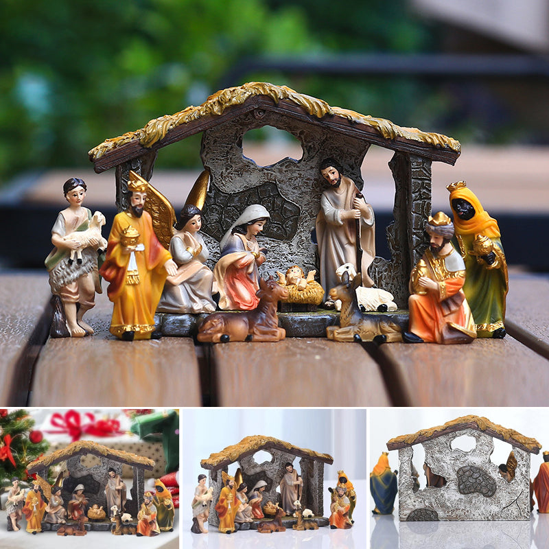 Nativity Manger Scene Figurines Set