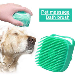 Pet Silicone Bath Massage Soft Brush