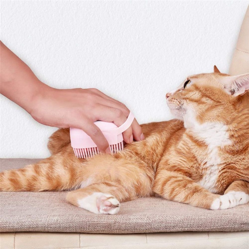 Pet Silicone Bath Massage Soft Brush