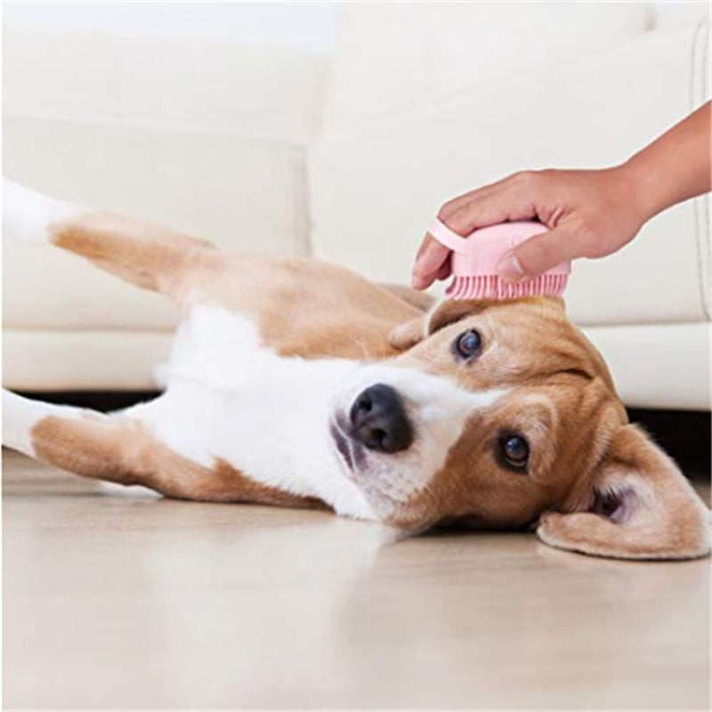 Pet Silicone Bath Massage Soft Brush