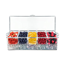 Ice Chilled Condiment Tray Set