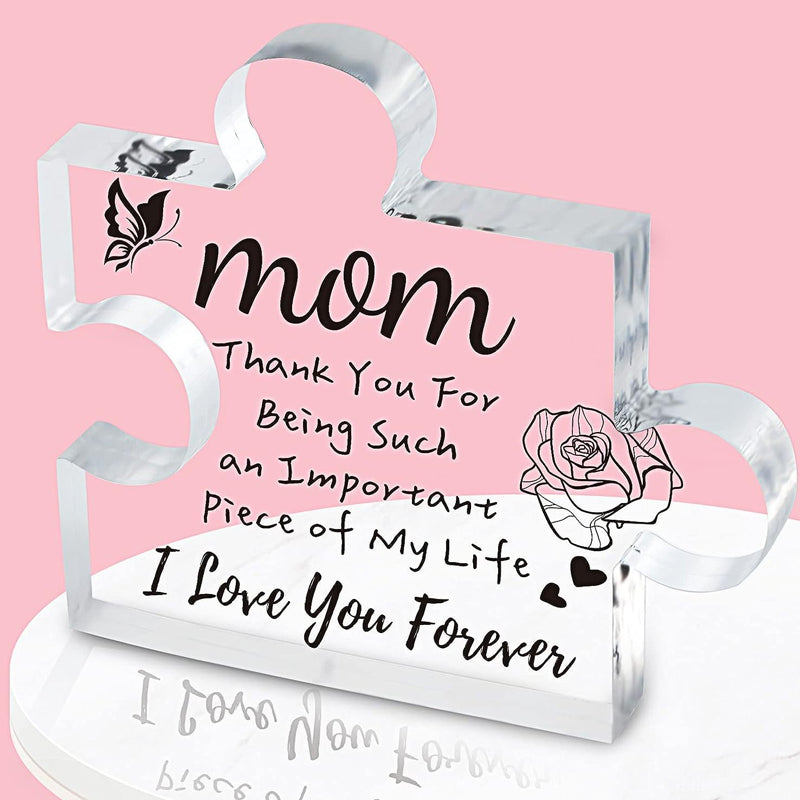 Engraved Block Puzzle Gifts Puzzle-Shaped Acrylic Plaque