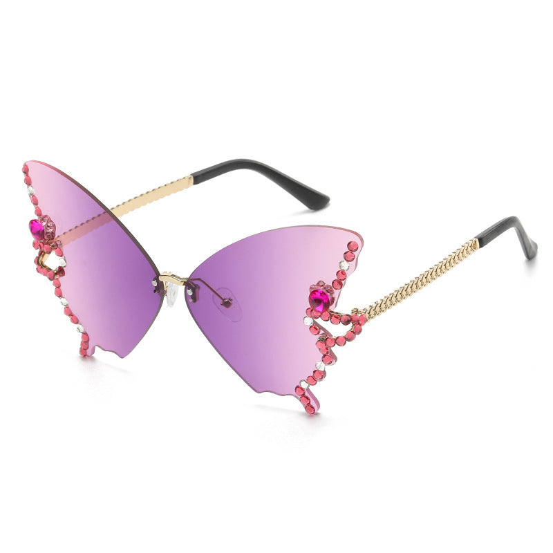 Diamond Butterfly Sunglasses