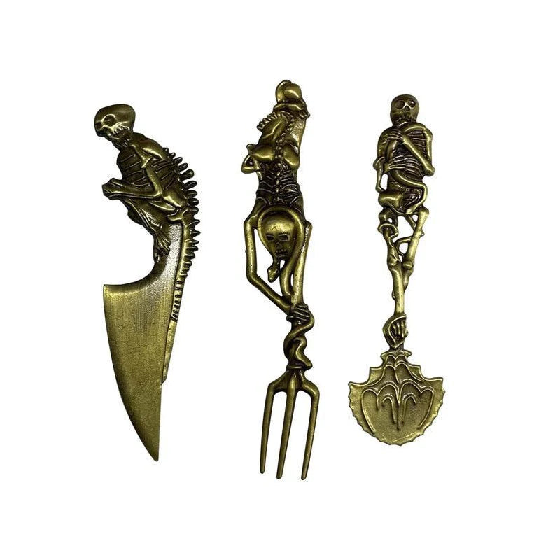 Halloween Gift Skeletal Cutlery Sets